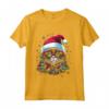 Pixie Bob Cat Christmas Graphic Tee - Maglietta Natalizia Divertente per Uomo e Donna - Ideale Regalo di Natale per Amanti dei Gatti