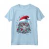 Pixie Bob Cat Christmas Graphic Tee - Maglietta Natalizia Divertente per Uomo e Donna - Ideale Regalo di Natale per Amanti dei Gatti