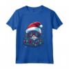 Pixie Bob Cat Christmas Graphic Tee - Maglietta Natalizia Divertente per Uomo e Donna - Ideale Regalo di Natale per Amanti dei Gatti