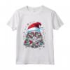 Pixie Bob Cat Christmas Graphic Tee - Maglietta Natalizia Divertente per Uomo e Donna - Ideale Regalo di Natale per Amanti dei Gatti