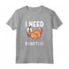 HapTiger e Cat Lover - Maglietta per Amanti dei Gatti e del Tè - Ideale per Shopping all'Aperto o Negozio