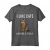 Divertente Mi piacciono i gatti Pixie-Bobs e forse 3 persone Maglietta - Regalo per Amanti dei Gatti - Design Animali Domestici