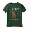 Divertente Mi piacciono i gatti Pixie-Bobs e forse 3 persone Maglietta - Regalo per Amanti dei Gatti - Design Animali Domestici