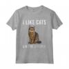 Divertente Mi piacciono i gatti Pixie-Bobs e forse 3 persone Maglietta - Regalo per Amanti dei Gatti - Design Animali Domestici