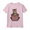Pixie-bob Gatto in Tasca - Maglietta per Amanti dei Gatti - Regalo per Mamma Gatto o Papà Gatto