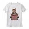 Pixie-bob Gatto in Tasca - Maglietta per Amanti dei Gatti - Regalo per Mamma Gatto o Papà Gatto