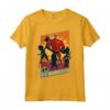 HapTiger Pixar Incredibles Bob Poster Maglietta - Officially Licensed Apparel for Fans of The Incredibles