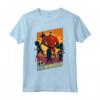 HapTiger Pixar Incredibles Bob Poster Maglietta - Officially Licensed Apparel for Fans of The Incredibles
