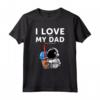 Funny Astronaut Bubble Boba Maglietta - I Love It When My Dad Buys Me Boba - Ideale come Regalo per Amanti del Tè e Cibi Asiatici