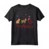Pixi Bob Merry Christmas - Merry Christmas, motivo: leopardato Maglietta - T-shirt Gatto Babbo Natale - Regalo divertente per Amanti dei Gatti e Festeggiare il Natale