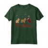 Pixi Bob Merry Christmas - Merry Christmas, motivo: leopardato Maglietta - T-shirt Gatto Babbo Natale - Regalo divertente per Amanti dei Gatti e Festeggiare il Natale