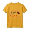 Pixi Bob Merry Christmas - Merry Christmas, motivo: leopardato Maglietta - T-shirt Gatto Babbo Natale - Regalo divertente per Amanti dei Gatti e Festeggiare il Natale