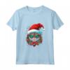 Pixie Bob Cat Christmas Graphic Tee per Uomo Donna - Maglietta Grafica Natalizia Divertente per Regalo - Vintage e Carina - Ideale per Tutte le Età