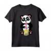 Panda Carino, Boba, Bubble Tea, Anime, Divertente Maglietta - Ideale per Appassionati - HapTiger