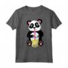 Panda Carino, Boba, Bubble Tea, Anime, Divertente Maglietta - Ideale per Appassionati - HapTiger