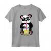 Panda Carino, Boba, Bubble Tea, Anime, Divertente Maglietta - Ideale per Appassionati - HapTiger