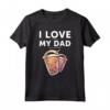 Funny Bubble - I Love It When My Dad Buys Me Boba Maglietta - Ideale per Amanti del Tè alle Bolle o del Cibo Asiatico