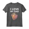 Funny Bubble - I Love It When My Dad Buys Me Boba Maglietta - Ideale per Amanti del Tè alle Bolle o del Cibo Asiatico
