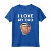 Funny Bubble - I Love It When My Dad Buys Me Boba Maglietta - Ideale per Amanti del Tè alle Bolle o del Cibo Asiatico