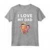 Funny Bubble - I Love It When My Dad Buys Me Boba Maglietta - Ideale per Amanti del Tè alle Bolle o del Cibo Asiatico