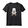 Dalmata Love - Boba Bubble Milk Tea Maglietta per Proprietari di Dalmata - Design Originale per Amanti dei Cani