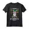 Pixie Bob Cat Happy St Catricks Day St Patricks Day Maglietta - Lucky Charm Cats Lovers - Great Gift for Irish Cat Owners
