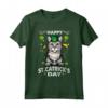 Pixie Bob Cat Happy St Catricks Day St Patricks Day Maglietta - Lucky Charm Cats Lovers - Great Gift for Irish Cat Owners