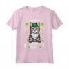 Pixie Bob Cat Happy St Catricks Day St Patricks Day Maglietta - Lucky Charm Cats Lovers - Great Gift for Irish Cat Owners