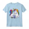 Unicorno Boba Tea Kawaii - Maglietta Tè a Bolle per Amanti degli Unicorni - Regalo Divertente per Amici