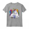 Unicorno Boba Tea Kawaii - Maglietta Tè a Bolle per Amanti degli Unicorni - Regalo Divertente per Amici