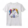 Unicorno Boba Tea Kawaii - Maglietta Tè a Bolle per Amanti degli Unicorni - Regalo Divertente per Amici