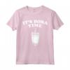 Boba Tea Funny It's Boba Time Maglietta - Bubble Tea Lover Apparel for Boba Time Enthusiasts