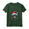 Pixie Bob Cat Christmas Graphic Tee per Uomo Donna - Maglietta Divertente Unisex - Regalo di Natale per Amanti dei Gatti