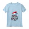 Pixie Bob Cat Christmas Graphic Tee per Uomo Donna - Maglietta Divertente Unisex - Regalo di Natale per Amanti dei Gatti