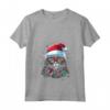 Pixie Bob Cat Christmas Graphic Tee per Uomo Donna - Maglietta Divertente Unisex - Regalo di Natale per Amanti dei Gatti