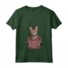 Donna Pixie-bob Gatto in Tasca Amante dei Gatti - Maglietta con Collo a V per Regalo a Mamma Gatto o Papà Gattino - Ideale per Amanti degli Animali