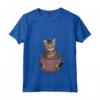 Donna Pixie-bob Gatto in Tasca Amante dei Gatti - Maglietta con Collo a V per Regalo a Mamma Gatto o Papà Gattino - Ideale per Amanti degli Animali