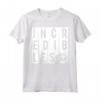 HapTiger Pixar Incredibles 2 Block Text Officially Licensed Maglietta - Perfect for Fans of the Movie