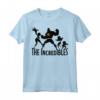 HapTiger Pixar The Incredibles Family Silhouette Maglietta - Official Licensed Apparel for Fans - 15PXIC017WC Included