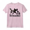 HapTiger Pixar The Incredibles Family Silhouette Maglietta - Official Licensed Apparel for Fans - 15PXIC017WC Included