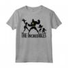 HapTiger Pixar The Incredibles Family Silhouette Maglietta - Official Licensed Apparel for Fans - 15PXIC017WC Included
