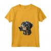 Donna Plott Hound Dog - Maglietta con Collo a V - Great Christmas Present or Birthday Gift for Pet Owner