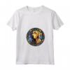 Plott Dog - Maglietta con Collo a V, Design Artistico in Vetro Colorato - Ideale per Amanti dei Cani e Appassionati di Arte