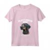 Donna Plott Hound Dog Dad Maglietta con Collo a V - Cute Hand Drawn Art Design - Great Christmas Birthday Gift