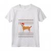 Donna Portoghese Podengo Pequeno Natale Maglietta - Felice Natale con il mio Podengo Pequeno - Regalo Unico per Genitori di Cani Podengo Pequeno