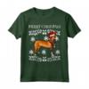Buon Natale Ornamento Portoghese Podengo Pequeno Xmas Maglietta - Ideale Regalo per Amanti dei Cani Pazzi