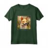 Portoghese Podengo Pequeno - Maglietta Cane Giardino Fiori Pittura - Regalo per Amanti dei Cani