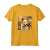 Portoghese Podengo Pequeno - Maglietta Cane Giardino Fiori Pittura - Regalo per Amanti dei Cani
