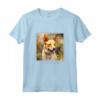 Portoghese Podengo Pequeno - Maglietta Cane Giardino Fiori Pittura - Regalo per Amanti dei Cani