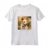 Portoghese Podengo Pequeno - Maglietta Cane Giardino Fiori Pittura - Regalo per Amanti dei Cani